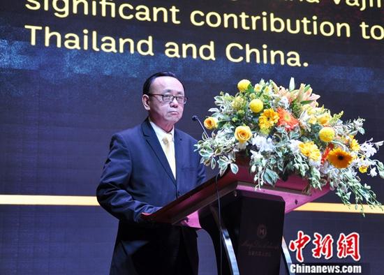 12月4日晚，泰王國(guó)駐南寧總領(lǐng)事館在廣西首府南寧市舉行招待會(huì)，慶祝泰國(guó)國(guó)慶。中新社記者 黃艷梅 攝